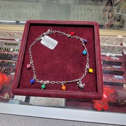 James Avery Anklet Bracelet With Charms 