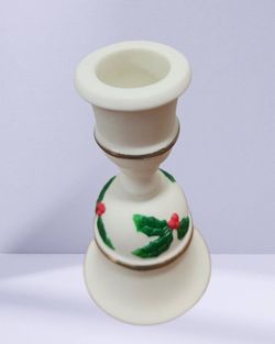 Christmas Bell And Candle Holder