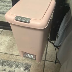 Pink Mini Room Garbage Can