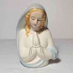 Mary Madonna Lady Head Vase Planter