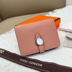 Herme*s Lady’s Wallet With Box 