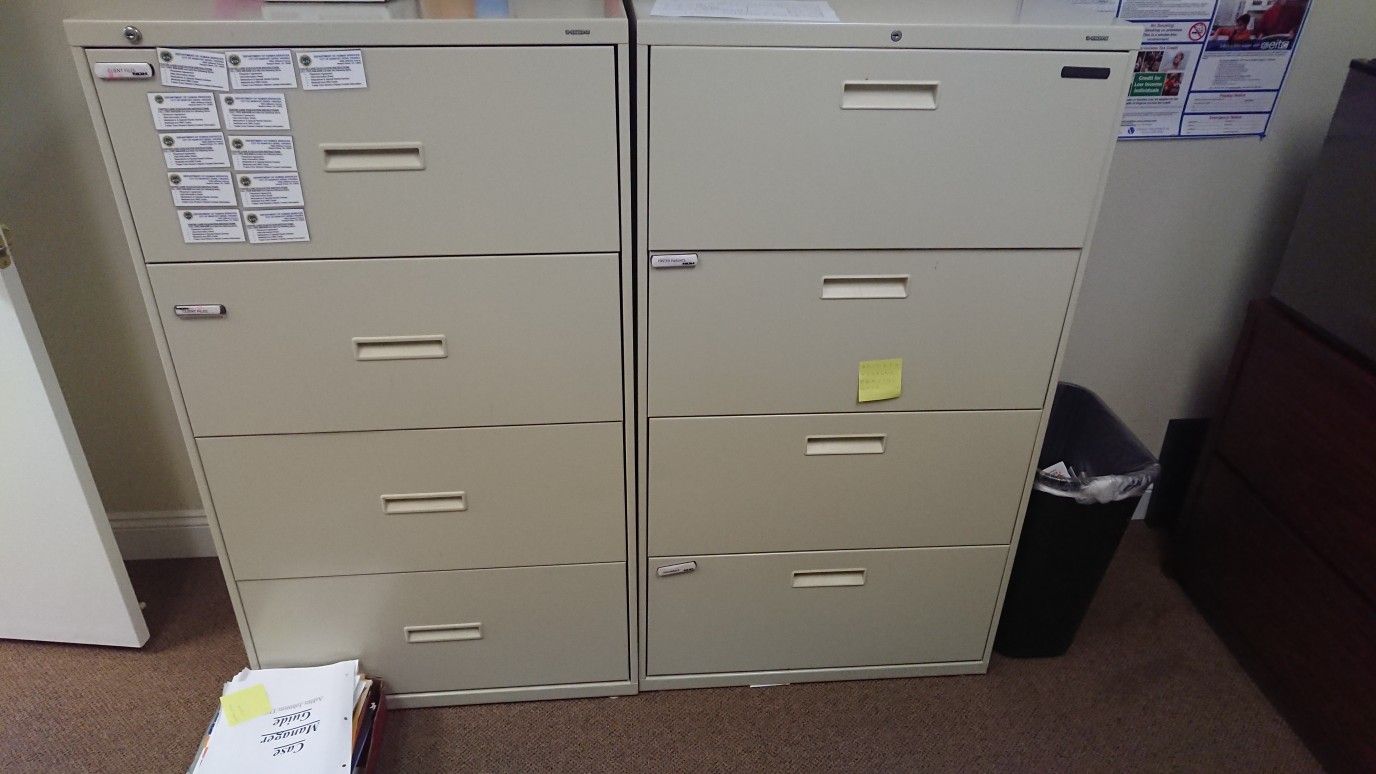 Office filing cabinets (lower price)