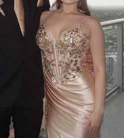 Rose Gold Prom Dress