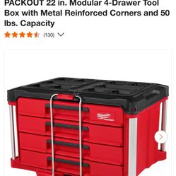 Milwaukee Packout 4 Drawer