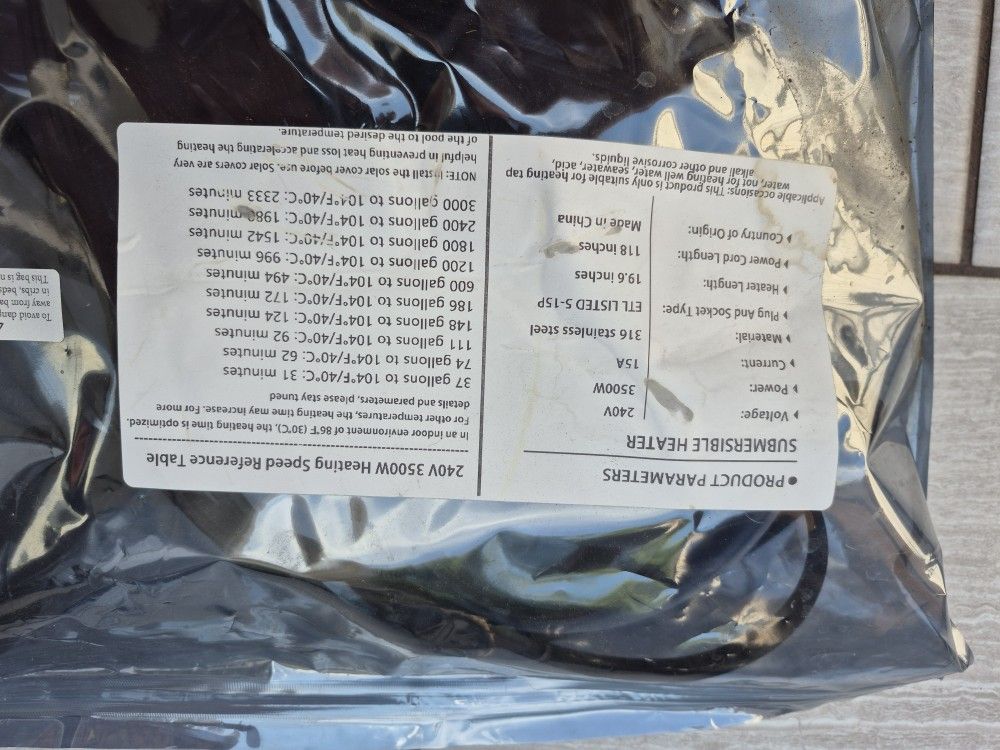 Pools Heater Brand New