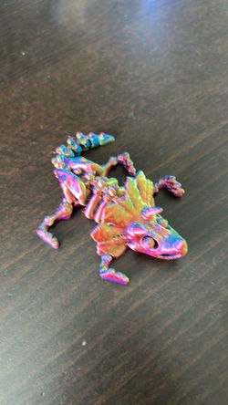 3-D printed skeleton dinosaur