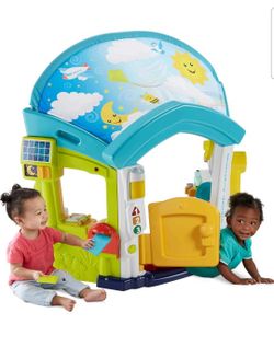 Fisher-Price Baby & Toddler Toy Laugh & Learn Smart Learning Home Playhouse with Lights Sounds & Activities for Infants Ages 6+ Months