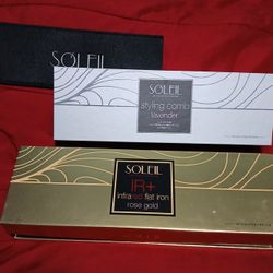 SOLEIL Infrared Flat Iron And Styling Comb