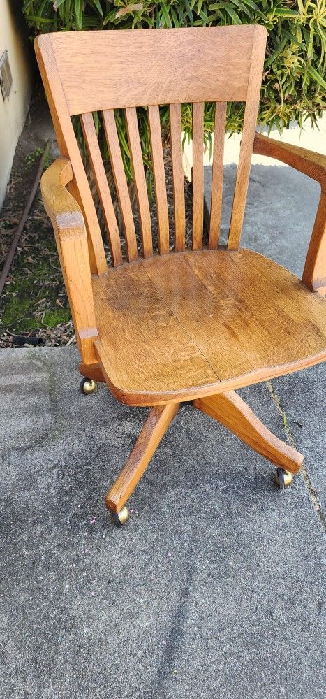 Vintage Bankers Chair/ Lawyer Chair/ Accountant Chair