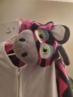 Pink Zebra Costume for Adult size Large