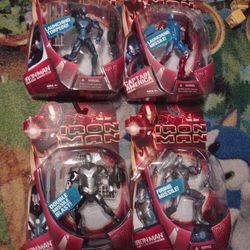 Marvel Legends Iron Man Movie Concept Armor Series Lot Captain America Torpedo Satellite & Mark 2 Action Figure MCU Avengers