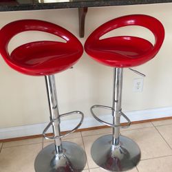 Red Bar Chairs 