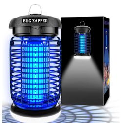 Lámpara eléctrica para matar insectos para interiores, con luz UV colgante.