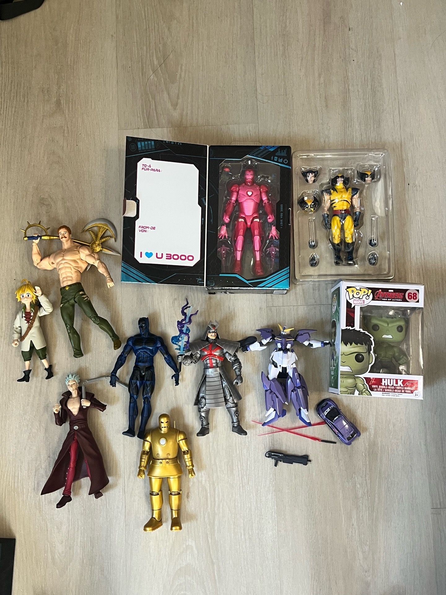 Action Figures Lots, Anime, Marvel legends, CT toys