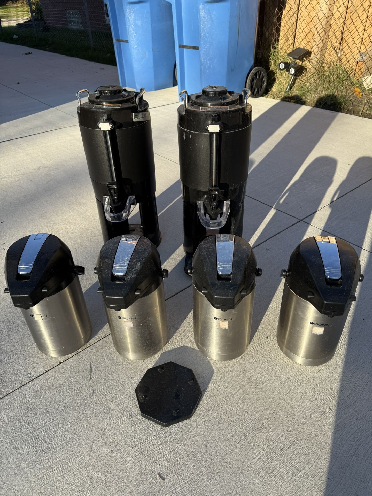 BUNN Commercial Coffee Servers & Airports Set (5 Piece Total)