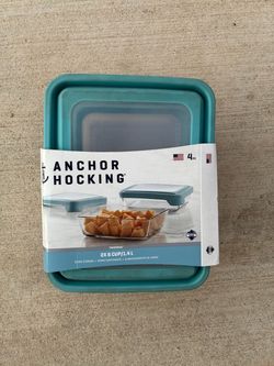 Anchor Hocking TrueSeal Glass Storage Containers 4-Piece