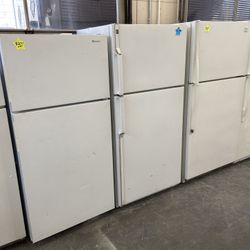 WHITE TOP AND BOTTOM REFRIGERATORS