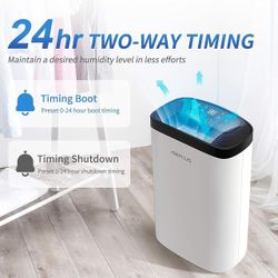 Brand New AIRPLUS 1500 Sq Ft Dehumidifier for Home and Basement, 30 Pint Portable Dehumidifiers with Drain Hose for Large Room, Quiet Sleep Mode Dehum