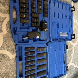 Cornwell 1/2” Air Wrench w/ Socket Set 