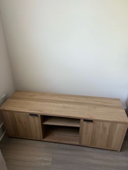 Modern wood tv stand
