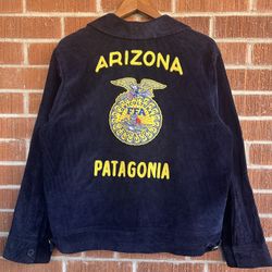 FFA Agricultural Education Patagonia Arizona Navy Blue Corduroy Jacket