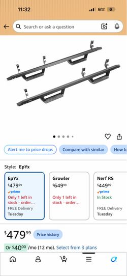 2019–2026 RAM 1500 RealTruck N-FAB EpYx Side Steps / Running Boards