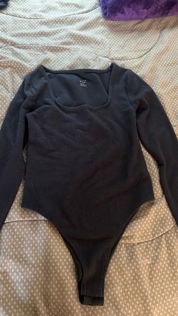 Black Long Sleeve Bodysuit