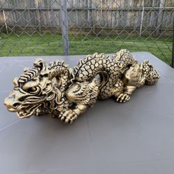 The Golden Dragon Statue