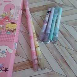 Sanrio Pens light and magnet 3dls each