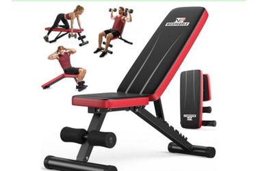 Basic Weight Bench for Home Gym, 8 Backrests Adjustable Bench