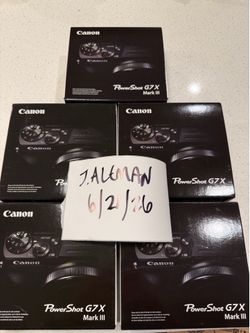Canon G7X Mark III