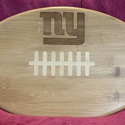 NFL New York NY Giants Wood 15” x 9” Cutting Board NEW!