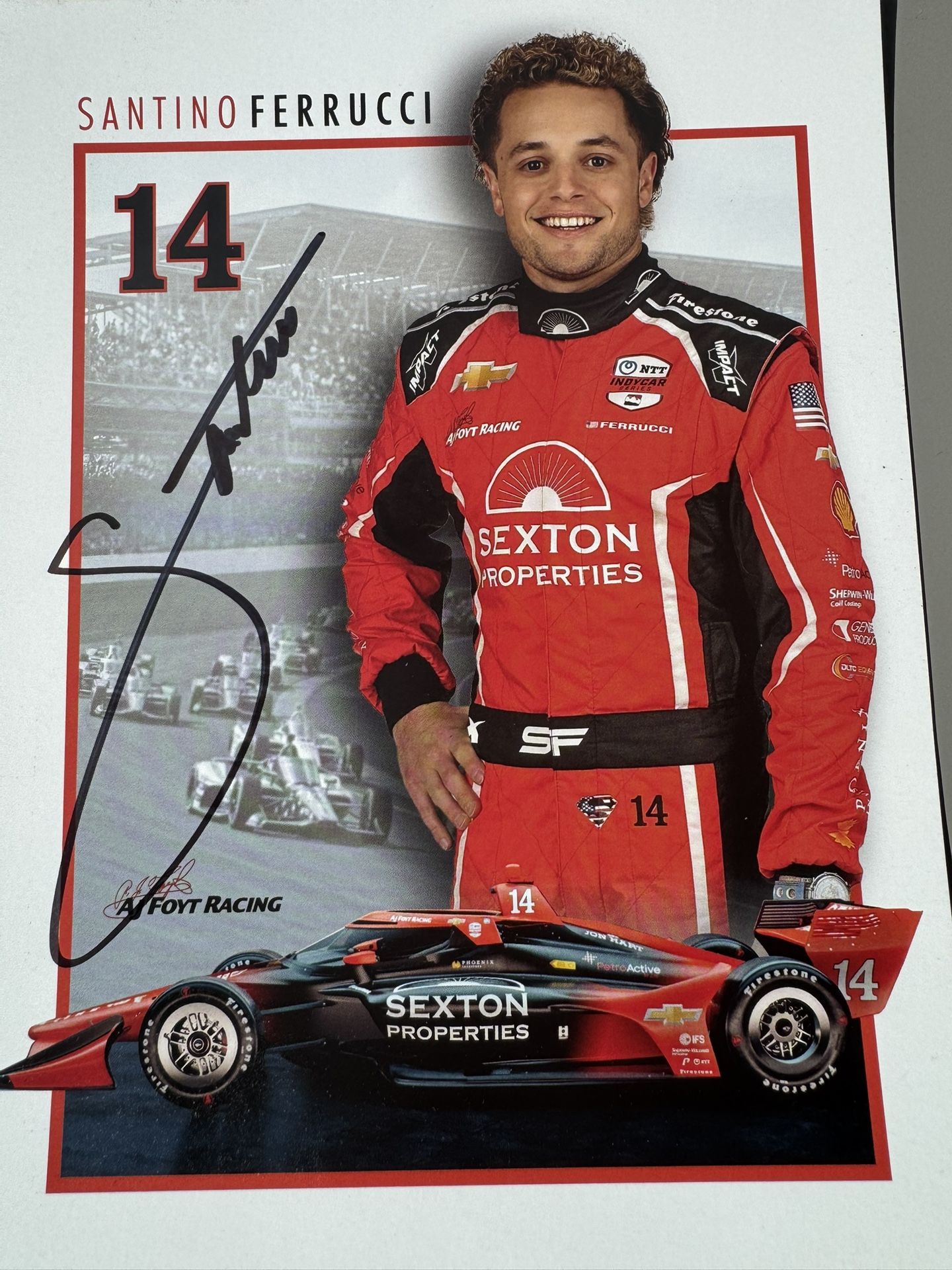 Santino Ferrucci Signed Photo 8” x 6”