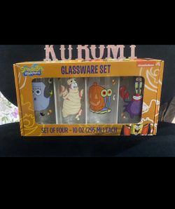 Spongebob Halloween Cup Glasses