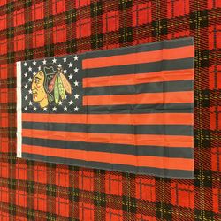 Brand New Chicago Blackhawks Banner Flag 