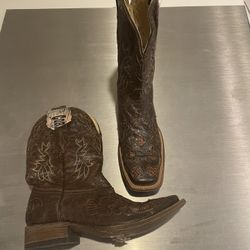 New Men Corral Real Python Cowboy Boots Bota Size 10