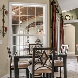 Four High Chair Dining Room Table