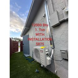 AC Mini Split NEW  12000 Btu (INSTALLED)