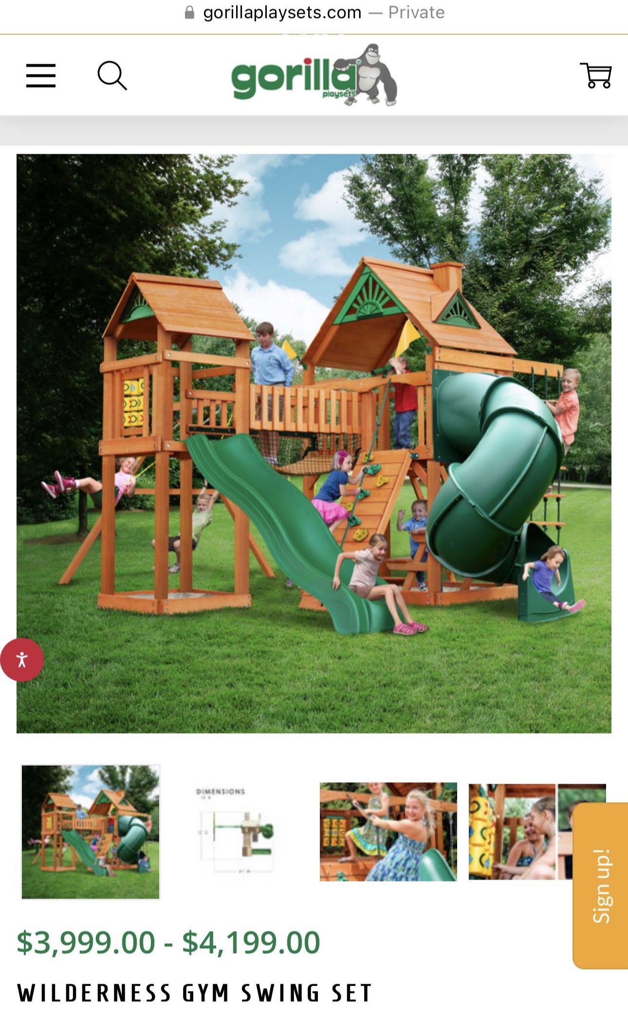 Gorilla 2024 wilderness playset