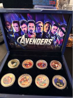 Avengers 8 coin collection