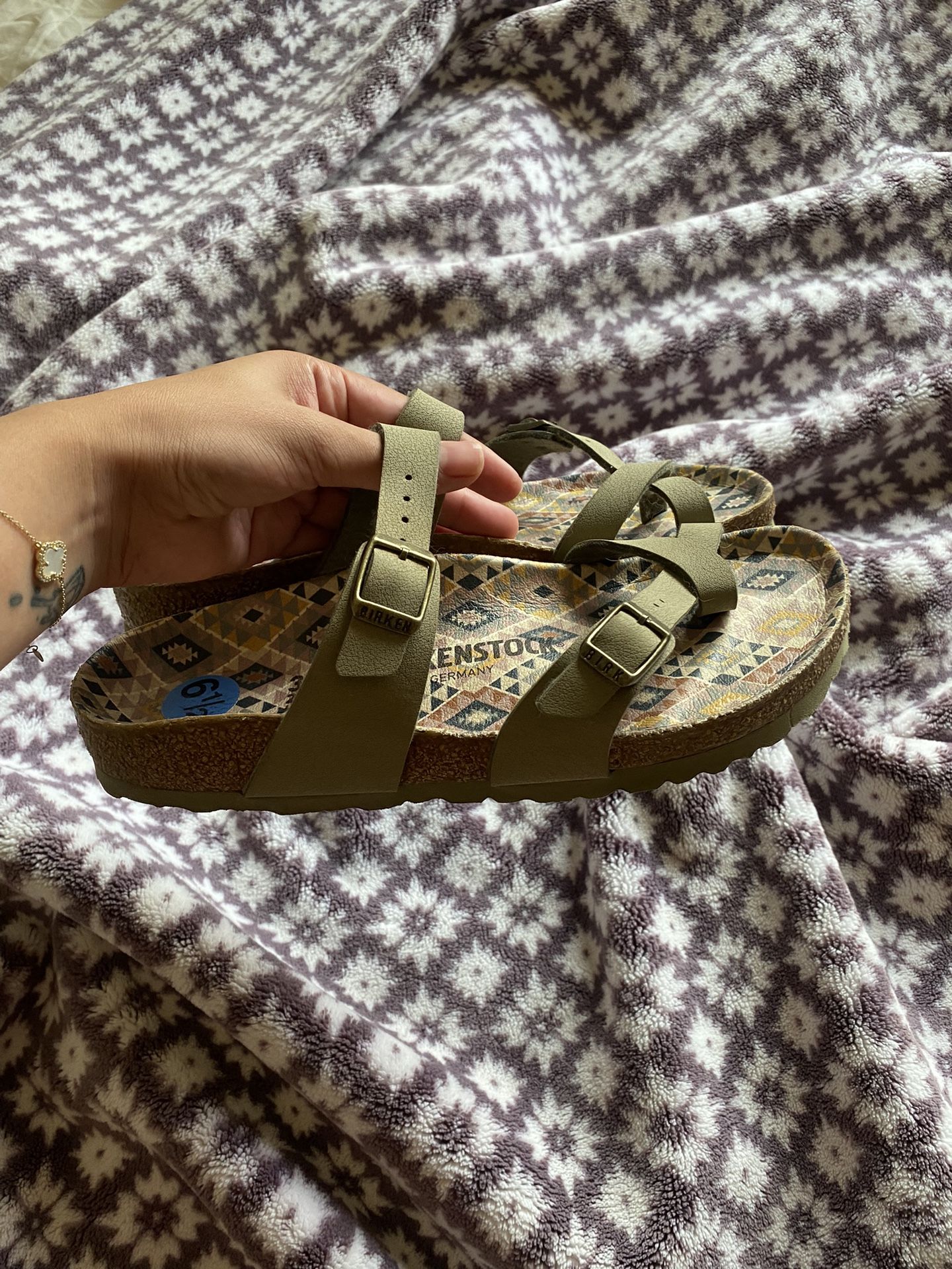 Olive Green Birkenstocks
