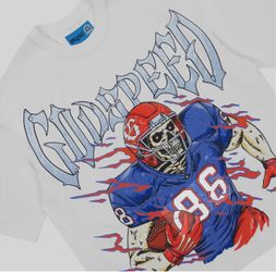 Godspeed End Zone TShirt White Med NEW