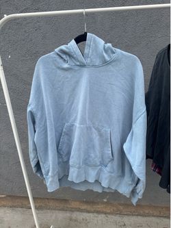 Baby blue hoodie