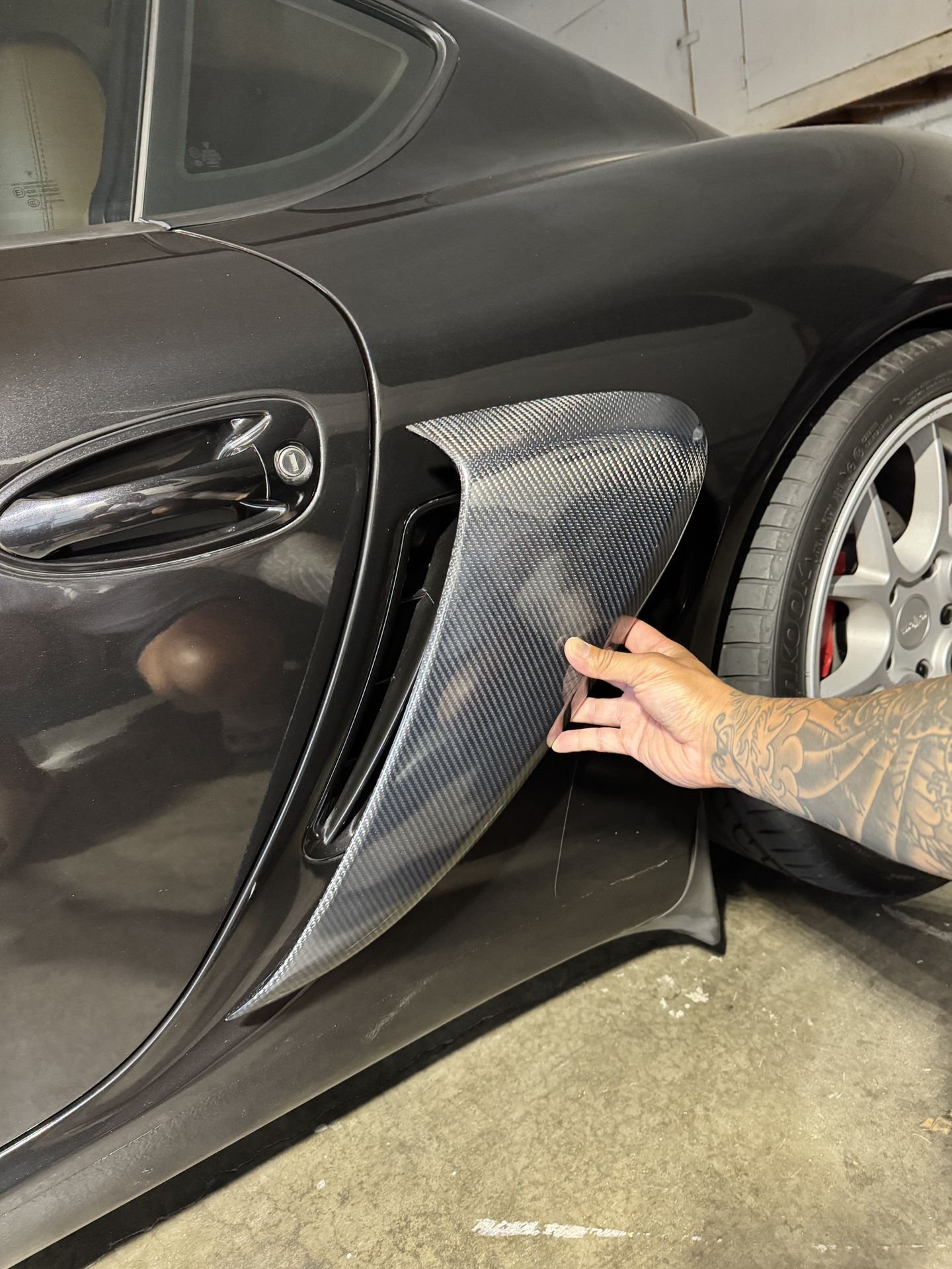 FS: 2006-2012 Porsche Cayman 987 CF Side Vent Scoops