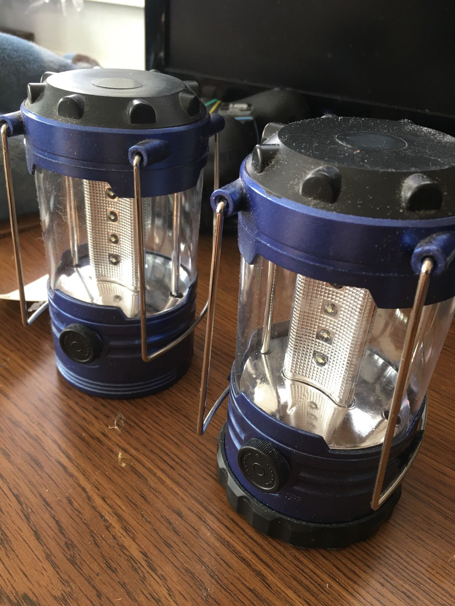 set of led lanterns package