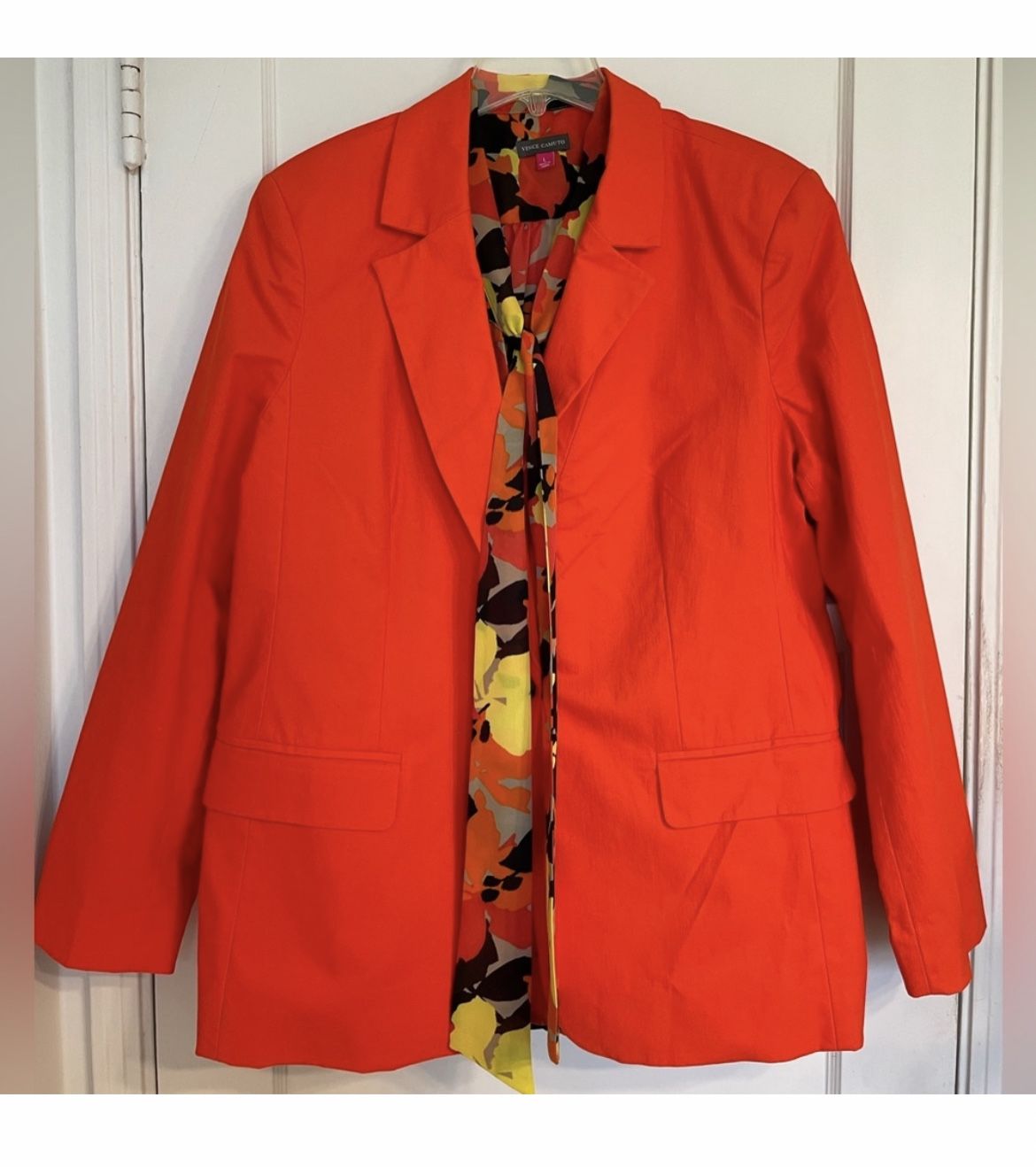 Bright Orange Blazer