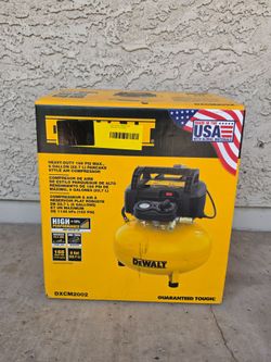 Dewalt 6 gallon Heavy-duty Pancake Electric Air Compressor brand new never used Hablo español