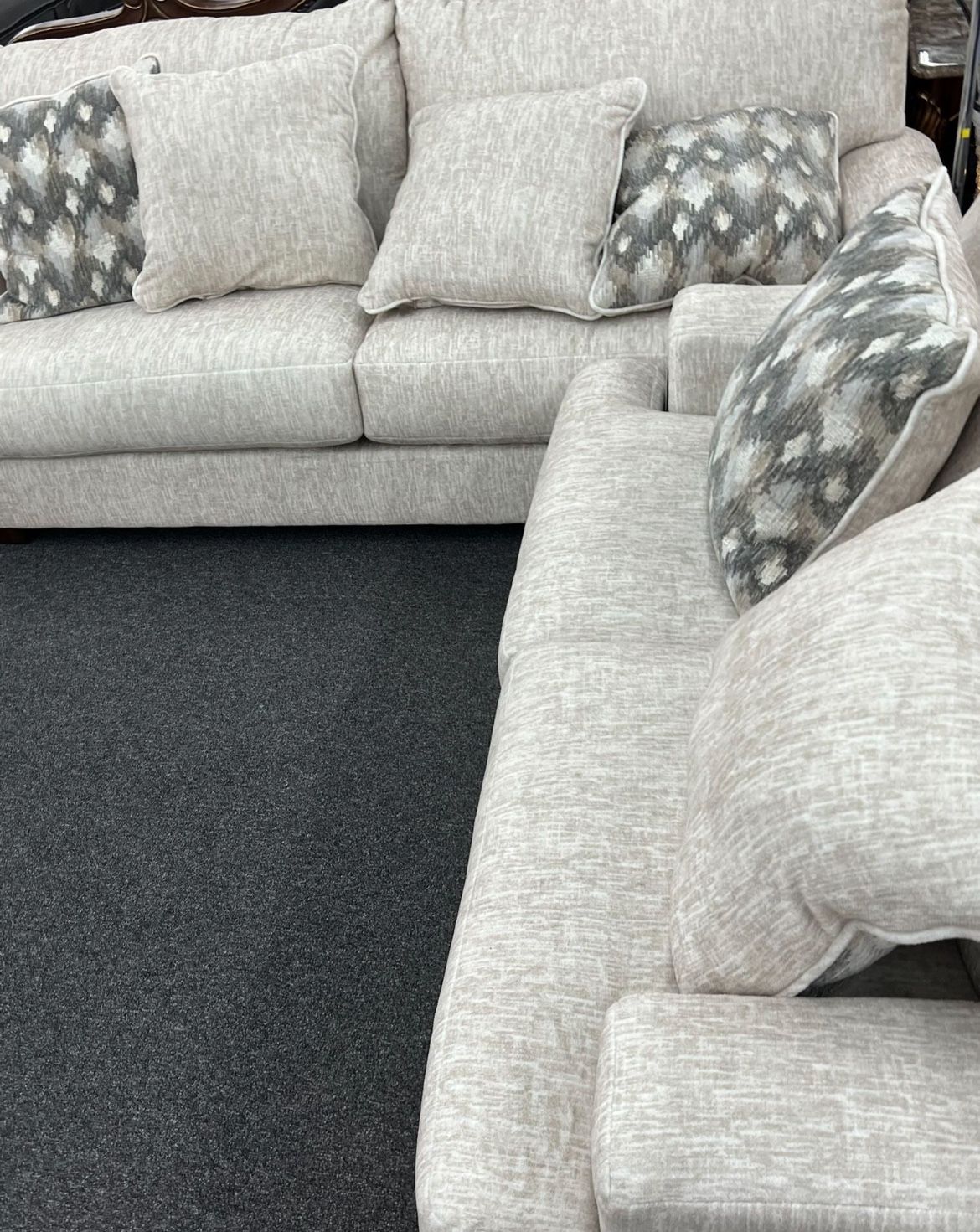 Stunning Stylish Couch And Loveseat!