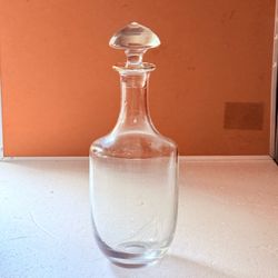 Vintage  Glass Decanter with Stopper
