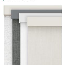 AOSKY Cordless Roller Shade 100% Blackout Roller Shade 36 W x 72 H Linen Beige - Brand New